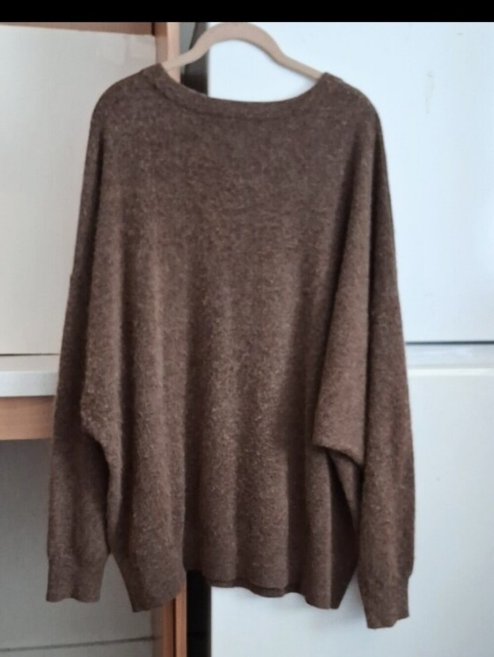 Jenni Kayne Marina Fuzzy Brown Sweater sz - Picture 5 of 9